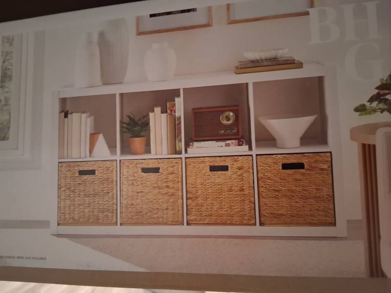 White Cubby Shelf Only